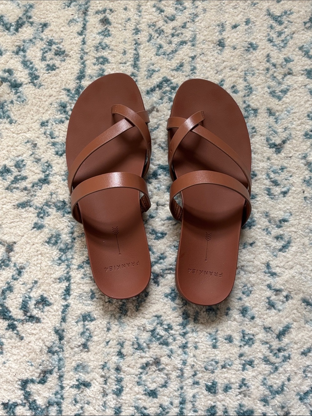 Frankie4 Isla Waterproof Toe Loop Sandal Brown 8 - Picture 3 of 7